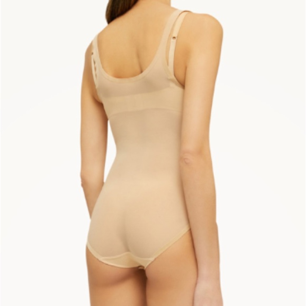 NWT Wolford Tulle Forming Body Suit Clay 4 - Picture 4 of 16